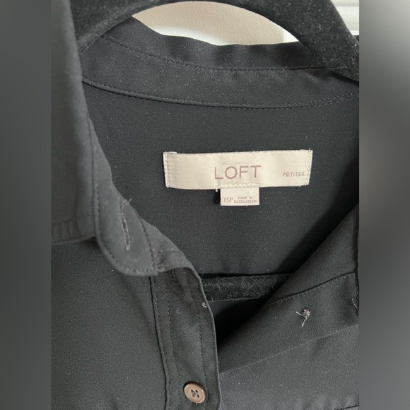 Loft black button up - Picture 2 of 3